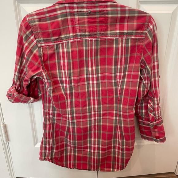 SuperDry Co. Women Plaid top Size Medium - Picture 2 of 5